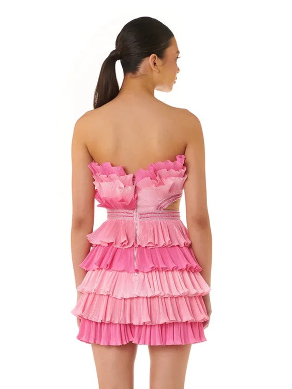 NWOT Eliya The Label Pink Josephine Dress. Size US 12 (UK XXL) - Picture 4 of 7
